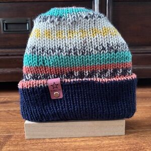 Studio 120 handmade knit revisable beanie Adult size